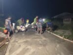 Pengabdian Malam Personel TMMD Ke-128 di Manokwari