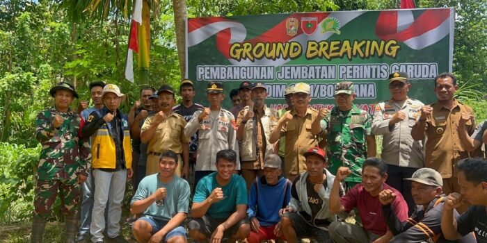 Komandan Kodim 1417/Kendari, Letkol Arm Danny Arianto Pardamean Girsang, bersama jajaran Forum Koordinasi Pimpinan Daerah (Forkopimda).