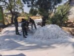 Pembangunan Jalan Kedung Pandan oleh Satgas TMMD Kodim 0813/Bojonegoro