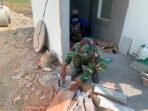 Kerja Sama Tim TMMD Kodim 0813/Bojonegoro dalam Membangun Fasilitas di Desa Kesongo