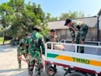 Pengiriman Material TMMD oleh Satgas Kodim 0813/Bojonegoro