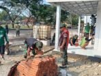 Kerjasama Kuat dalam Pembangunan Musala dan Fasilitas Sanitasi TMMD Ke-129