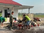 Kolaborasi Satgas TMMD Dalam Pembangunan Musala dan Toilet di Kesongo