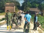Progres Penimbunan Jalan oleh Satgas TMMD Kodim 0813/Bojonegoro