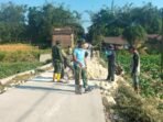 Peningkatan Infrastruktur Desa, Satgas TMMD Kodim 0813/Bojonegoro Fokus pada Penimbunan Jalan