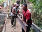 Progres Jembatan Garuda Desa Getakan Capai Setengah Jalan Progres Jembatan Garuda Desa Getakan Capai Setengah Jalan