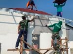Kodim 0813/Bojonegoro Percepat Kegiatan Pembangunan Musala dan Toilet di Sembung Sukorame