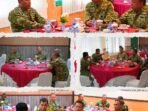 Danrem 102/Panju Panjung Sambut Kunjungan Strategis Tim Mabes AL dan Pasis Sesko TNI