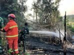 Sinergi TNI dan Damkar Bengalon Berhasil Padamkan Karhutla di Kampung Mattirowalie Sinergi TNI dan Damkar Bengalon Berhasil Padamkan Karhutla di Kampung Mattirowalie
