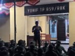 Sentuhan Humanis Danyonif TP 859/RBK: Pererat Silaturahmi Prajurit dengan Keluarga Melalui Video Call