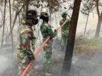 Pemadaman Karhutla oleh Tim Siaga On Call Kodim 1015/Sampit