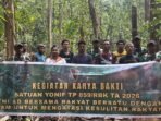 Prajurit Yonif TP 859/RBK Berkontribusi Dalam Penggalangan Dana Gereja