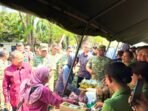Dandim 1626/Bangli Hadiri Bazar Murah Peringatan HUT TNI ke-81 di Kota Denpasar