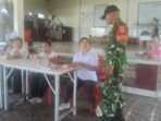 Babinsa Dampingi Posyandu di Banjar Pakel Untuk Kesehatan Warga
