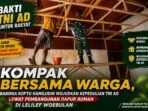 Aksi Nyata Babinsa Weda Tengah Bantu Bangun Dapur Warga di Lelilef Woebulan