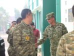 Pantau Karhutla di Gunung Mas, Dandim 1018/Gms Dampingi Pasis Sesko TNI