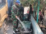 TNI AD Berikan Bantuan Air Bersih di Desa Goeng