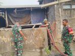 Kodim 1508/Tobelo Berikan Bantuan Air Bersih kepada Warga Terdampak Kemarau