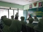 Kunjungan Kerja Ketua Persit KCK Cabang XLI di Ranting