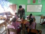 Babinsa Kodim 1420/Sidrap Dukung Program Makan Bergizi Gratis di Sekolah
