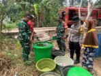 Kodim 1012/Buntok Melaksanakan Aksi Sosial Penyaluran Air Bersih