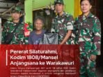 Kodim 1808/Mansel Rayakan HUT TNI ke-81 dengan Santunan untuk Warakawuri