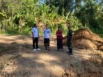 Peletakan Batu Pertama Jembatan Garuda oleh Camat Banjarangkan dan Danramil