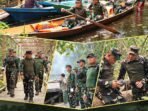 Tinjauan Pangdam dan Danrem dalam Penanganan Kebakaran Hutan