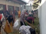Karya Bakti Kebersihan di Kelurahan Majjeling oleh Babinsa dan Warga
