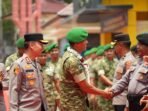 Pembinaan Kerjasama TNI-Polri, Danbrigif TP 32/Mangkalihat Kunjungi Polres Kutai Timur Pembinaan Kerjasama TNI-Polri, Danbrigif TP 32/Mangkalihat Kunjungi Polres Kutai Timur