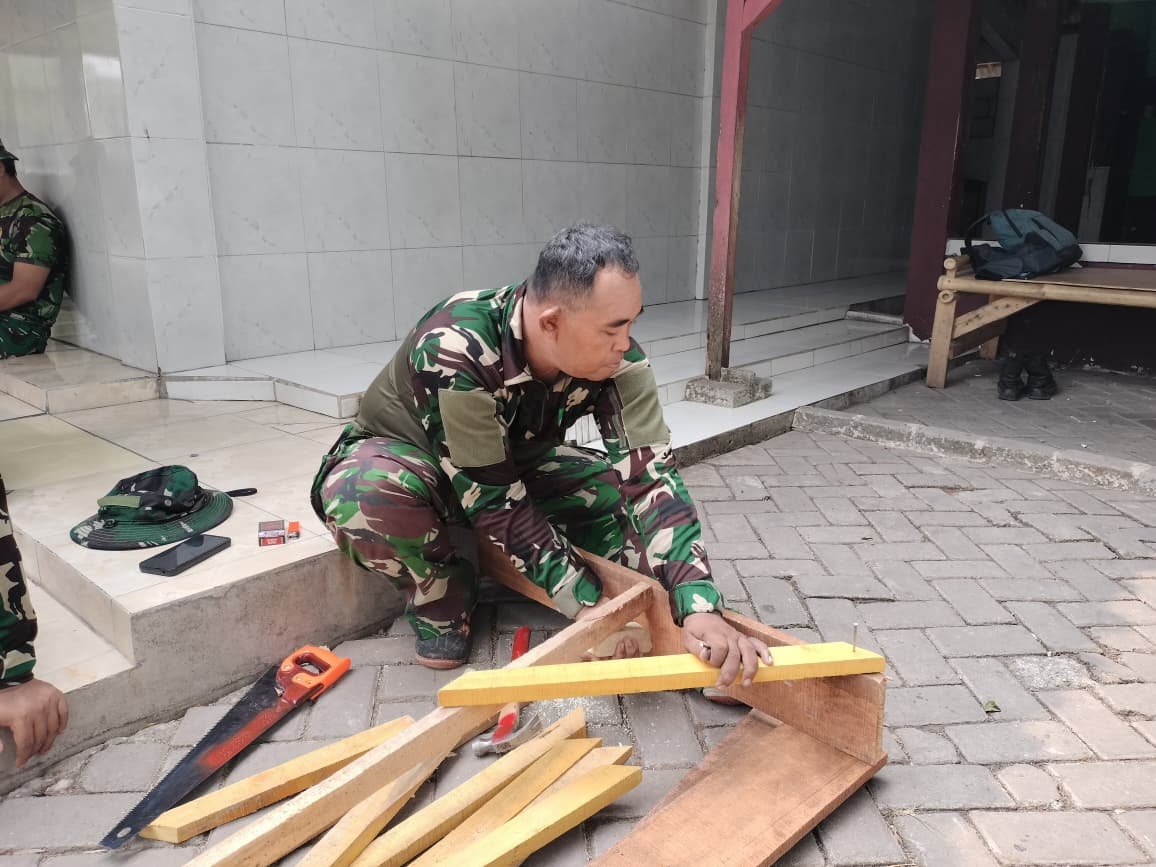 Persiapan Garuk, Satgas TMMD ke-130 Kodim 0510/Tigaraksa Siapkan Dukungan Pembangunan