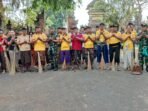 Kegiatan Kerja Bakti Menyambut Karya Agung di Pura Kentel Gumi