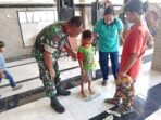 Bantuan Babinsa Koramil Tembuku untuk Posyandu di Desa Peninjoan